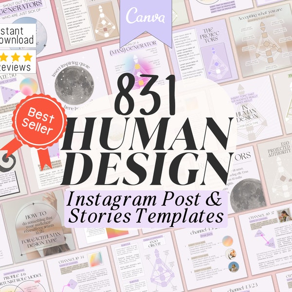 Human Design Template, Human Design Canva Human Design Instagram, Design Humain, Human Design Vorlage, Human Design Bodygraph, HD Template