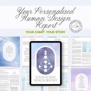 Lectura personalizada de Diseño Humano e Informe Bodygraph (Descarga digital)