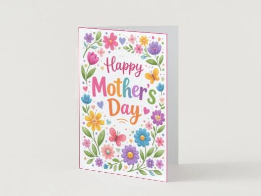 Printable Mother’s Day Card | 5x7 Instant Download | Blank Inside | DIY ...