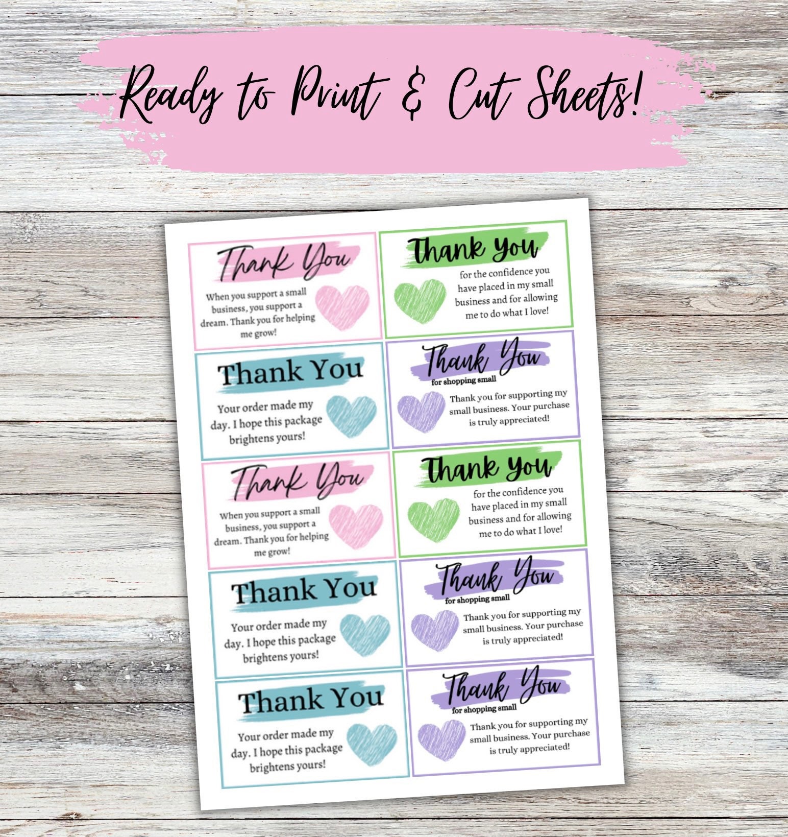 Small Business Thank You Cards | Order Notes | Package Inserts | Ready to Print | Instant Download | Shop Owner Cards | Customer | - Etsy small-business-thank-you-cards-order-notes-package-inserts-ready-to-print-instant-download-shop-owner-cards-customer-etsy