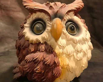Latex Owl Concrete Or Plaster Animal Mold- Latex Mold