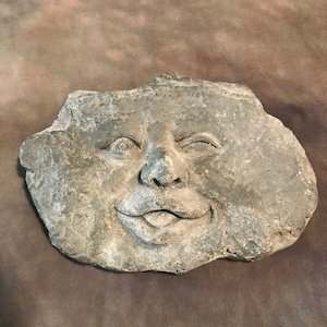 Latex Stone Face #1 Concrete Or Plaster Mold