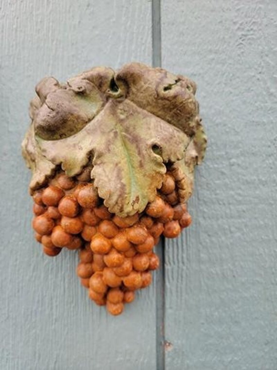 Latex/fiberglass Grape Cluster Wall Hanging Concrete or Etsy
