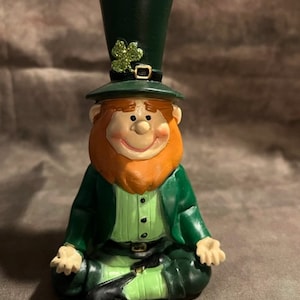 Latex Meditating Leprechaun Concrete Or Plaster Mold