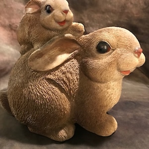 Latex Mother Rabbit Concrete Or Plaster Mold
