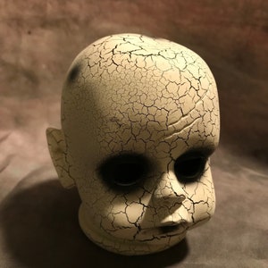 Latex Twisted Baby Head Concrete Or Plaster Mold