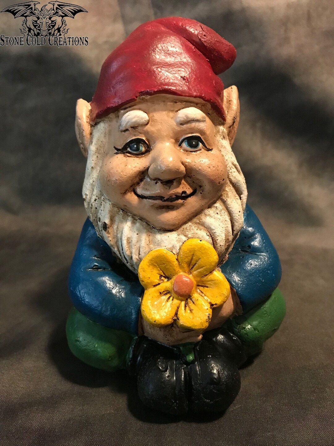 Latex Flower Elf Concrete or Plaster Mold- Latex Mold - Etsy