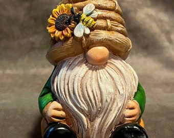 Latex Bees Keep Gnome  #1 Concrete Or Plaster Mold
