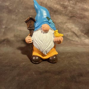 Latex Bird Gnome Concrete Or Plaster Mold