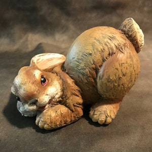 Latex Sm Laying Rabbit Concrete Or Plaster Mold