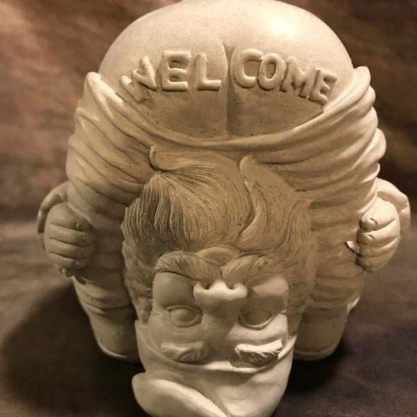 Latex Welcome Gnome Concrete Or Plaster Mold