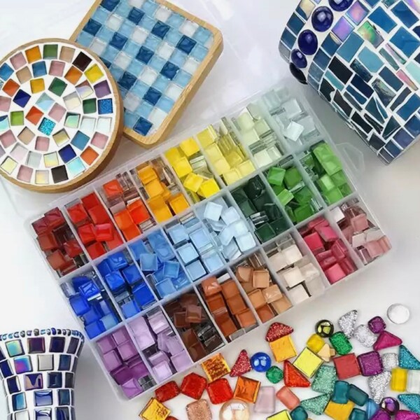 Mosaic Tiles Bulk Etsy