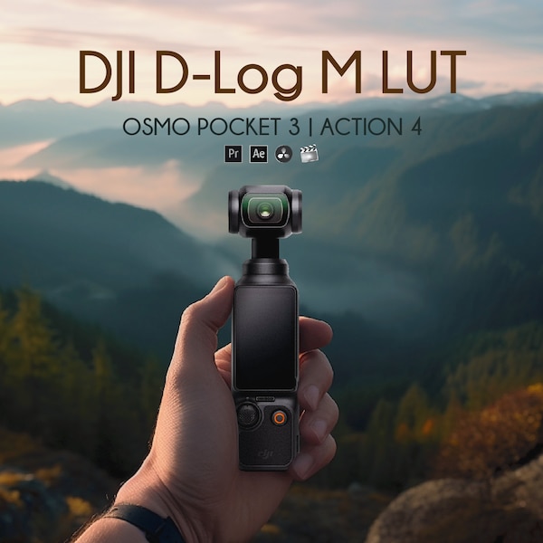 Cinematic LUT for DJI D-Log M Footage | OSMO Pocket 3, Action4, Mini 4 Pro