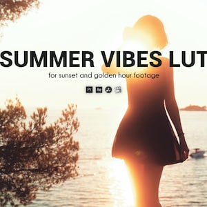 Sunset & Golden Hour Summer Vibes LUT for LOG, HLG3 and Cine Profile Footage