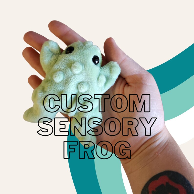 Custom Frog Plushy Plushie Gifts Sensory Plush Etsy