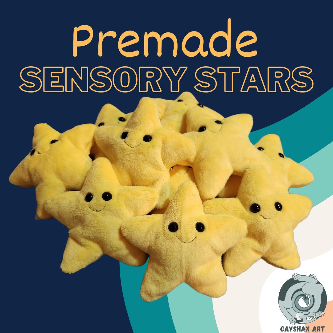 Sensory Star Plush Stim Fidget Stuffed Animal Gift - Etsy