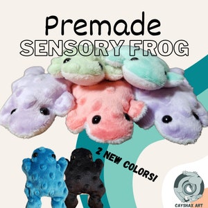 Premade Frog Plush | Premade | cute | Stim | Fidget | Plushie | Plushy | Cute | animal | popular right now | gift for her him | kawaii