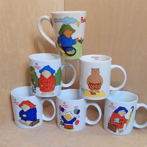 Vintage Paddington Bear Mug: Douwe Egberts, Made in England