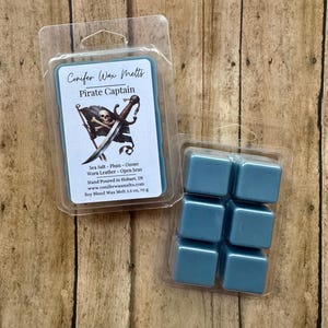 Pirate Captain Wax Melts, Home Fragrance, Book Trope, Romance