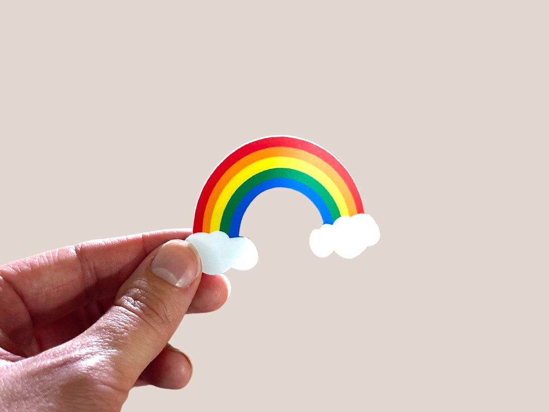 Rainbow Sticker - Etsy
