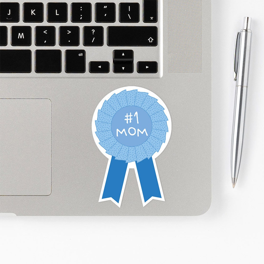 Number 1 Mom Sticker - Etsy