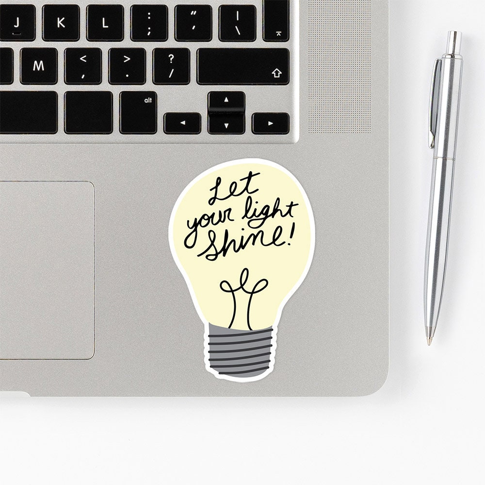 Let Your Light Shine Sticker - Etsy