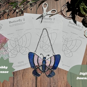 Butterfly 2 Pattern for Digital Download - Hobby License