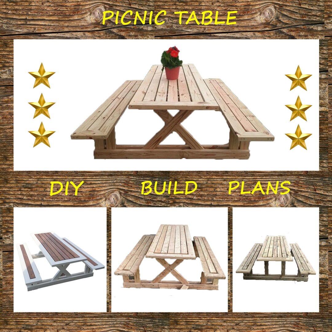 DIY Woodcraft Pro Ultimate DIY Picnic Table Blueprint & Material Guide