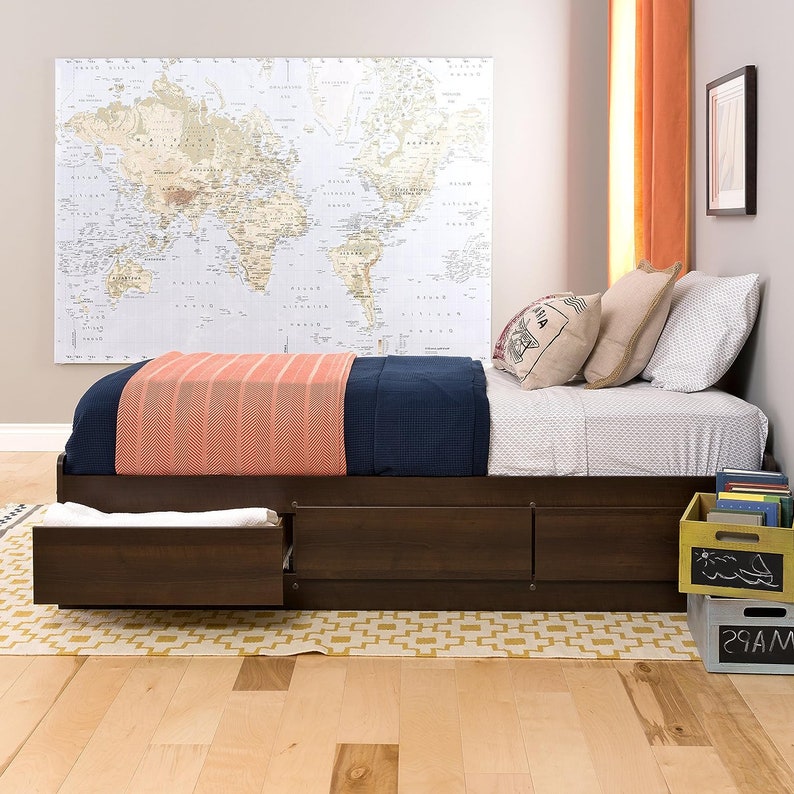 Wooden Platform Bed DIY Plan and Guide DIY Plans Full Bed With Bottom