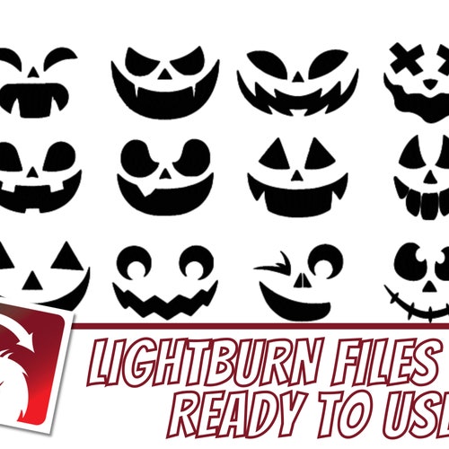 Jack-o-lantern SVG Laser Cutting File. Halloween SVG - Etsy