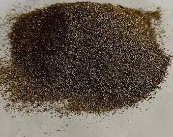 Recycled Brass Dust — Fine Brass Powder for Crafts, Art, Resin & Polishing
