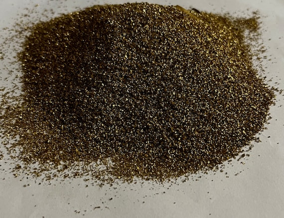 Recycled Brass Dust — Fine Brass Powder for Crafts, Art, Resin & Polishing