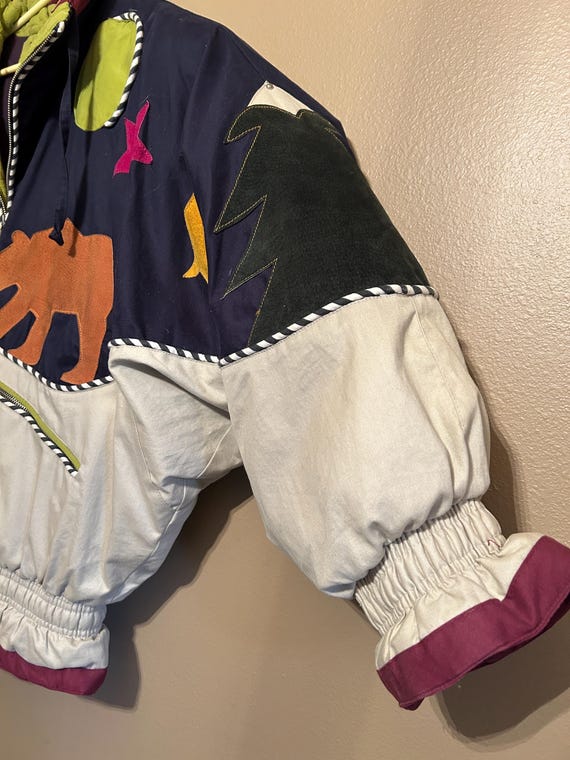 80’s/90’s Mountain Patchwork Ski Jacket | Vintage… - image 2