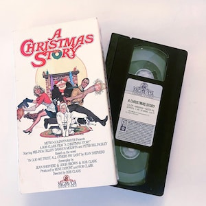 1988 A Christmas Story VHS Tape | Vintage Christmas Decoration | Un-Tested
