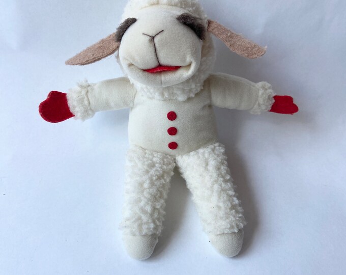 Vintage Lamb Chop Plush Toy Figurine Etsy