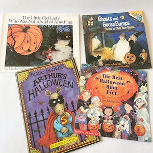 Lot Vintage Halloween Children’s Books | Halloween Kids Vintage Books