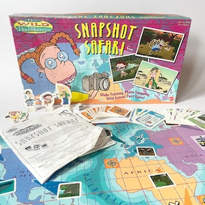 1999 Wild Thornberrys Nickelodeon Board Game Snapshot Safari