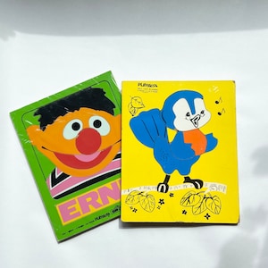 Board Puzzles | Children’s Vintage Toy Wooden Board Puzzles | Playskool