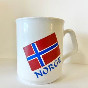 Vintage Norway Scandinavian Coffee Mug