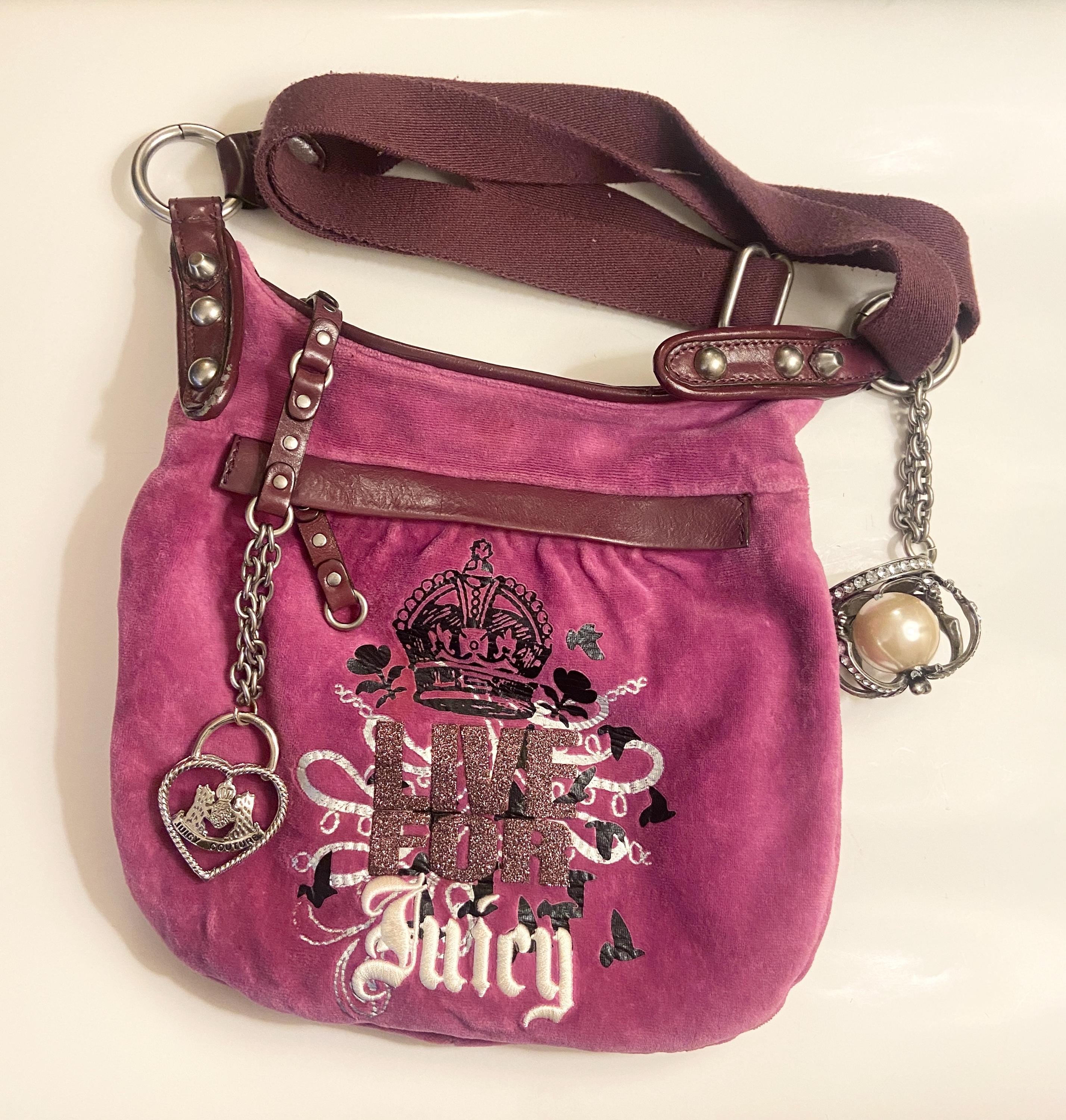 Juicy Couture Bag Y2k - Etsy Juicy Couture Bag Y2k - Etsy