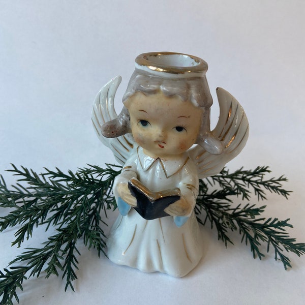 Vintage Angel Candle Holder Etsy