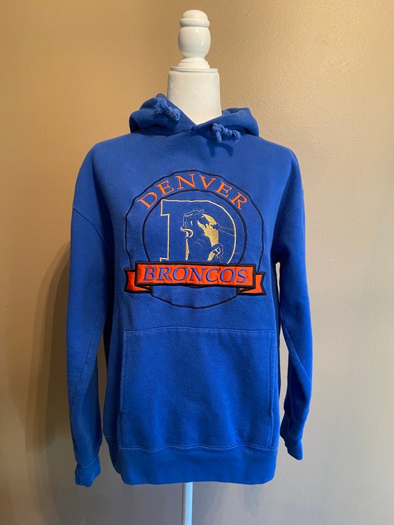 Vintage Denver Broncos Embroidered Sweatshirt | Si