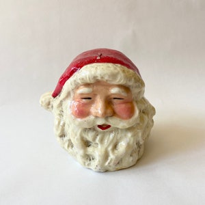 Vintage Santa Candle | Vintage Christmas Decor