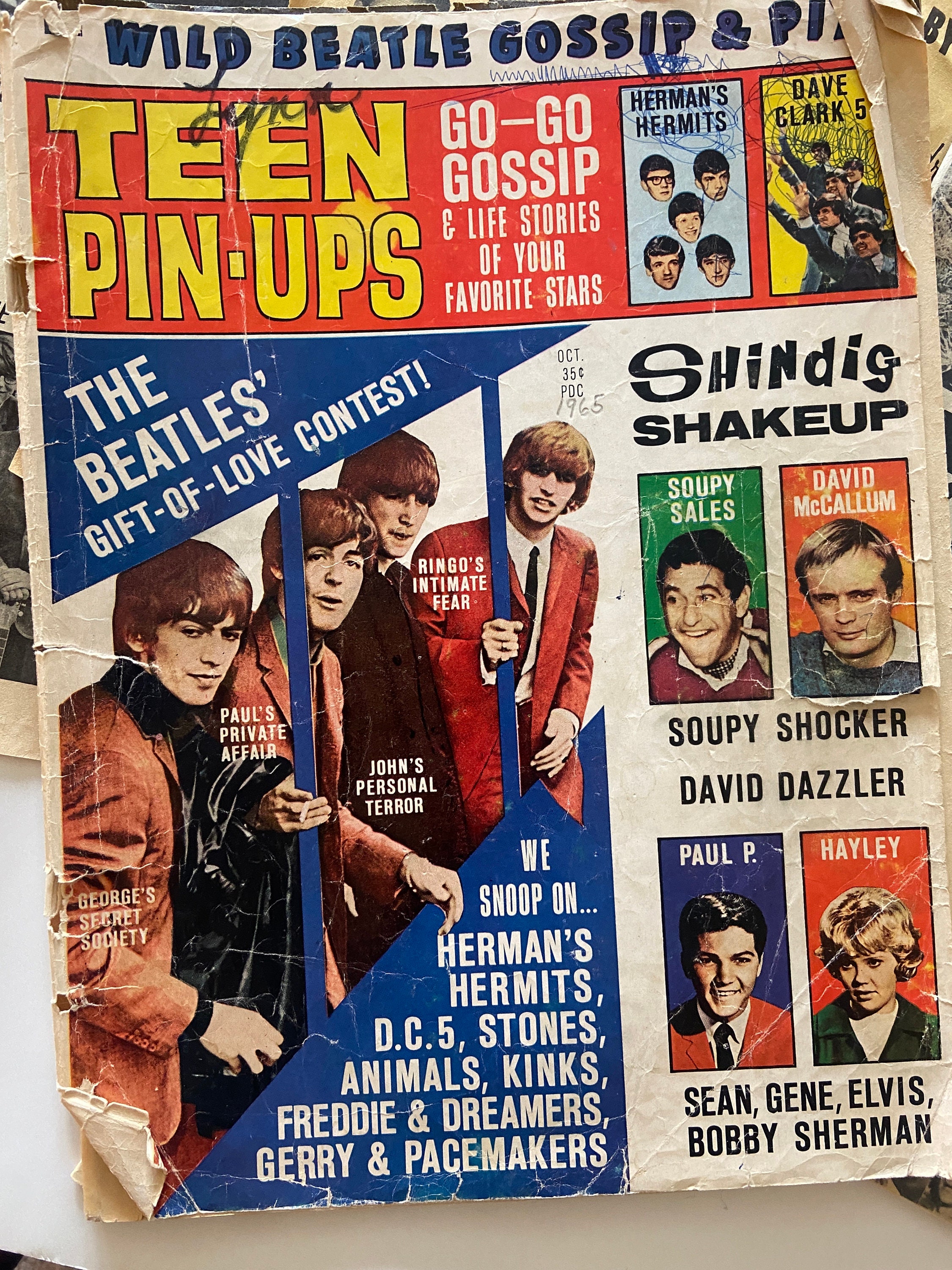 [洋書]　60年代 英国ポップス TEENBEAT ANNUAL 1970 1960's Teen Magazines | Teen Pin-ups & 16 Magazine | Flawed