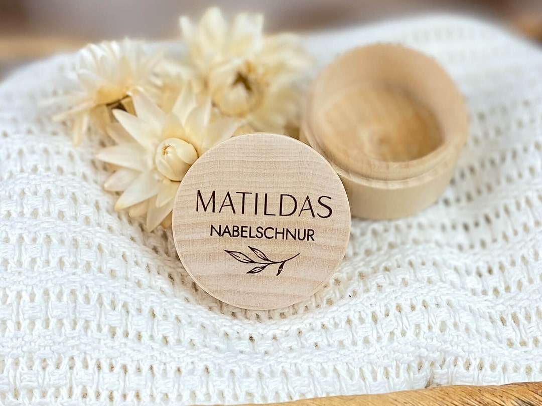 Umbilical Cord Box for Little Princess, Trinket Container for Keepsake