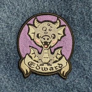 Personalized Embroidered Dragon Patch Sew On, Patches for Jacket, Patches for Backpacks, Patches for Hats, Patches for Jeans