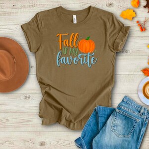 Cute Fall Shirt For Women Fall Shirt For Fall Lover Fall TShirt For Her Pumpkin Shirt For Fall Season Lover Fall Vibe Shirt For Thanksgiving