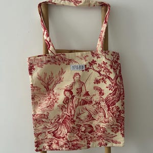 Tote Bag Toile de Jouy