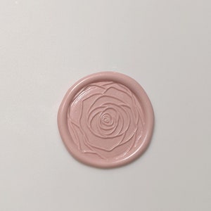 Pegatinas de sellos de cera de rosas para anuncios de bodas, cumpleaños, baby shower, cartas e invitaciones.