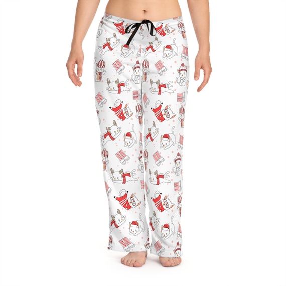 Christmas cat pajama pants sale